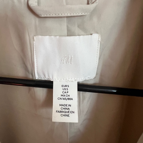 H&M Cream Trench Coat - Picture 3 of 3
